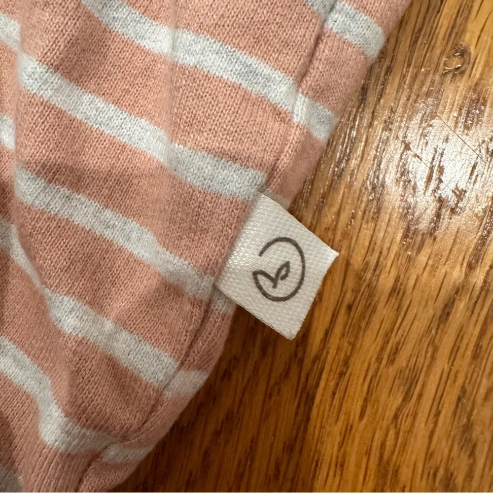 4/$20 Carter’s Little Planet Organic Striped Pink & White Baby Romper newborn
